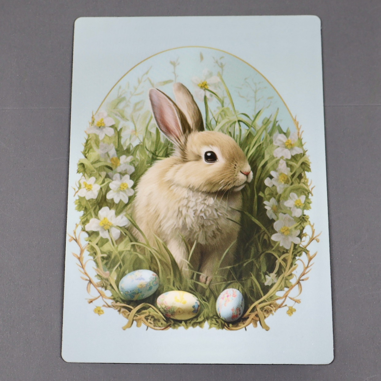 Easter Bunnies with Eggs 4x5.5 Magnets Set of 2-Magnet-Oakview Collectibles