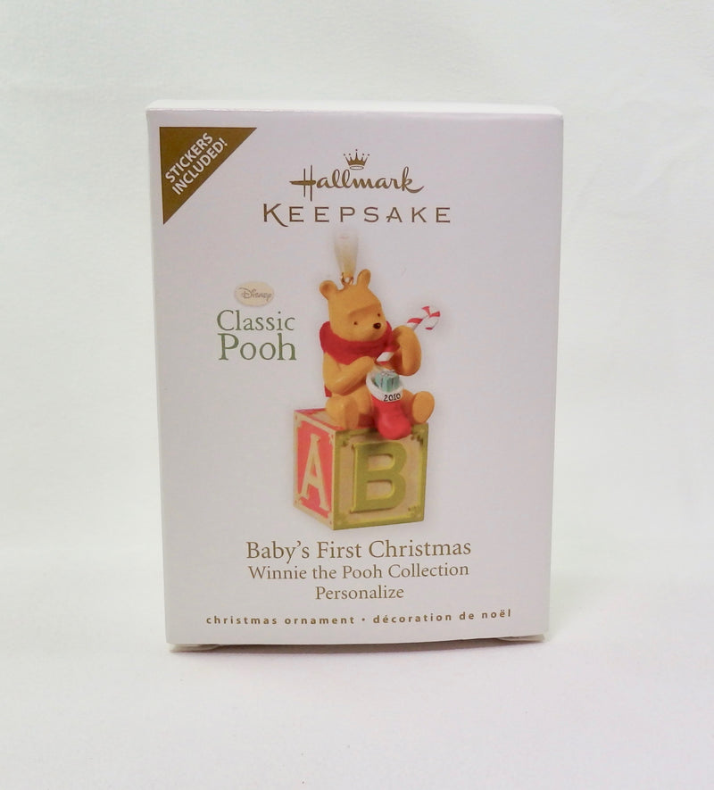 Hallmark 2010 Babys First Christmas - Winnie the Pooh-Ornament-Oakview Collectibles