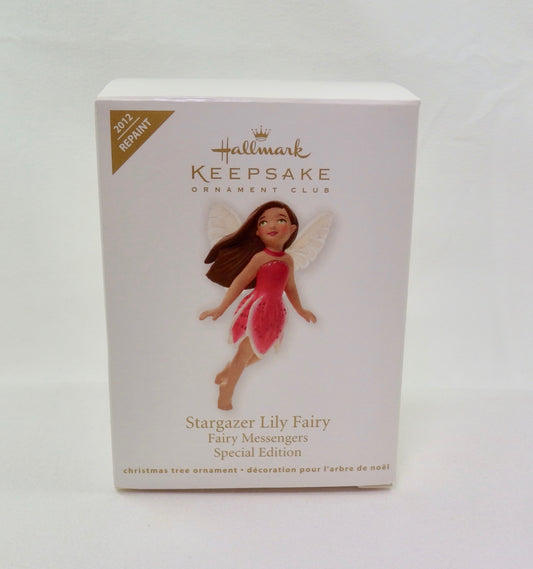 Hallmark 2012 Fairy Messengers Stargazer Lily Fairy Repaint-Ornament-Oakview Collectibles