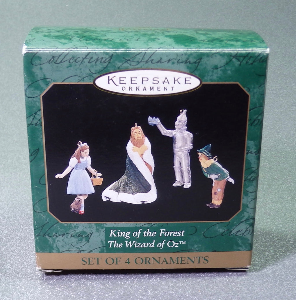Hallmark 1997 King of the Forest Set of 4 - Miniature-Ornament-Oakview Collectibles