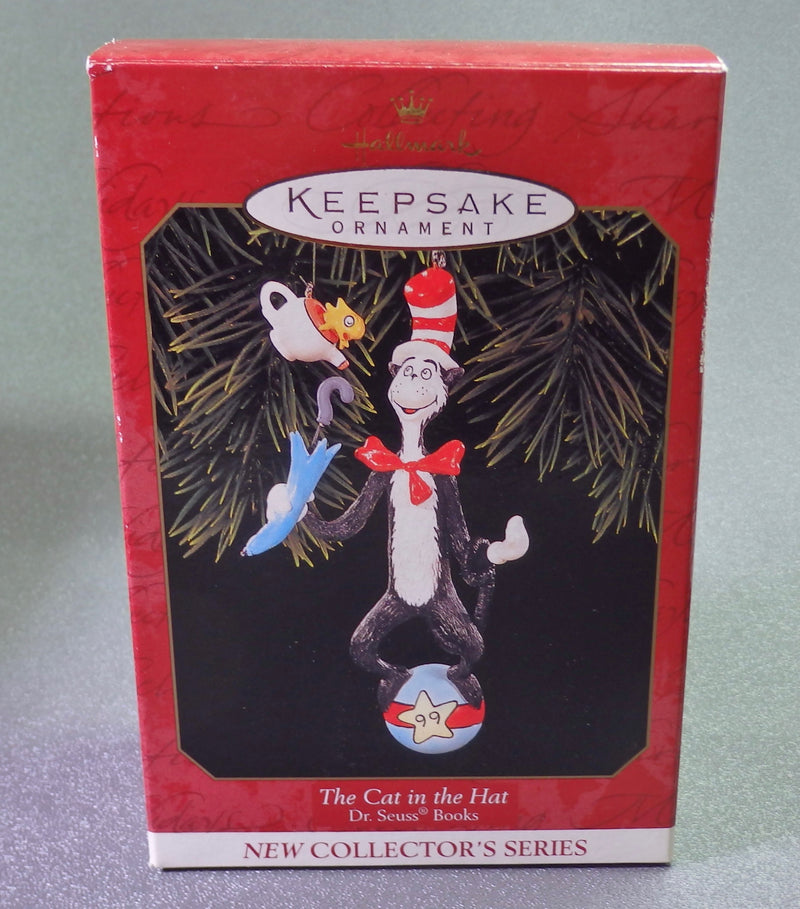 Hallmark 1999 Dr Seuss Books #1 The Cat in the Hat-Ornament-Oakview Collectibles