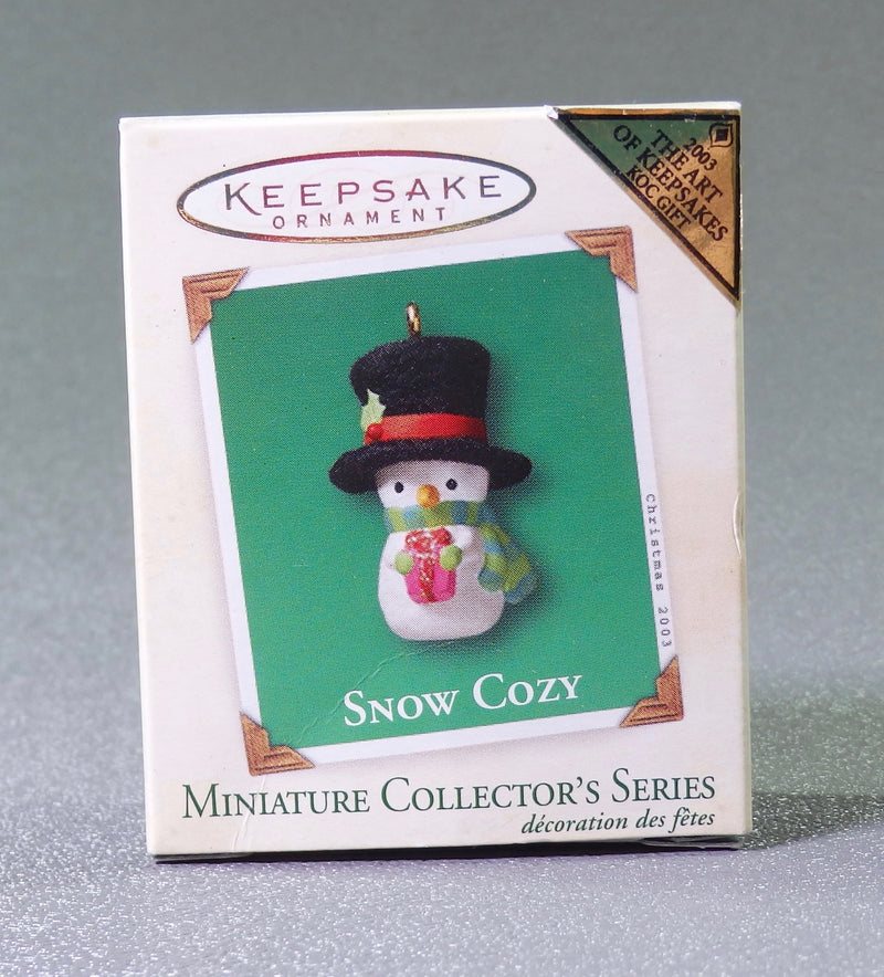 Hallmark 2003 Snow Cozy Repaint - Miniature-Ornament-Oakview Collectibles