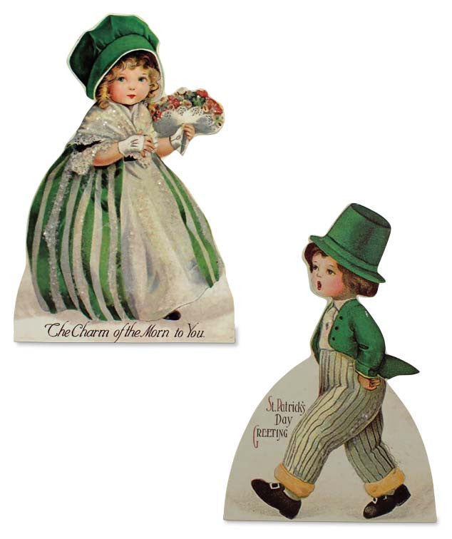 Bethany Lowe St Patricks Dummy Board Set of 2-Dummy Board-Oakview Collectibles