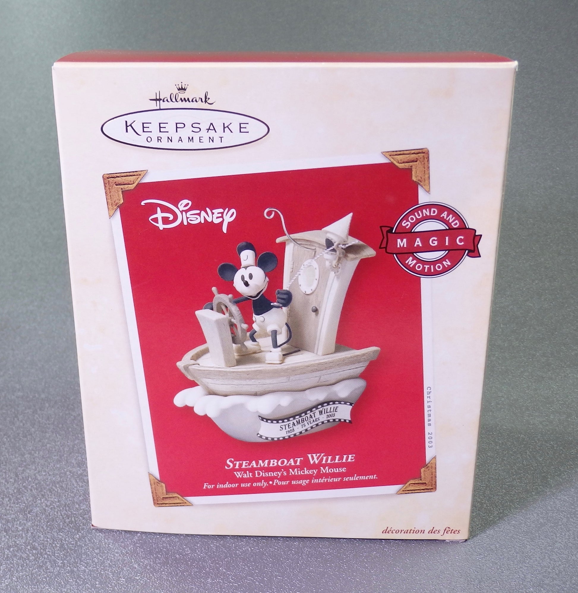 Hallmark 2003 Steamboat Willie-Ornament-Oakview Collectibles