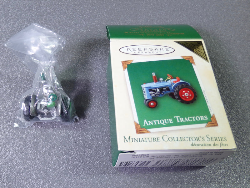 Hallmark 2001 2002 2003 2005 Antique Tractors Repaints Lot of 4 - Miniature-Ornament-Oakview Collectibles
