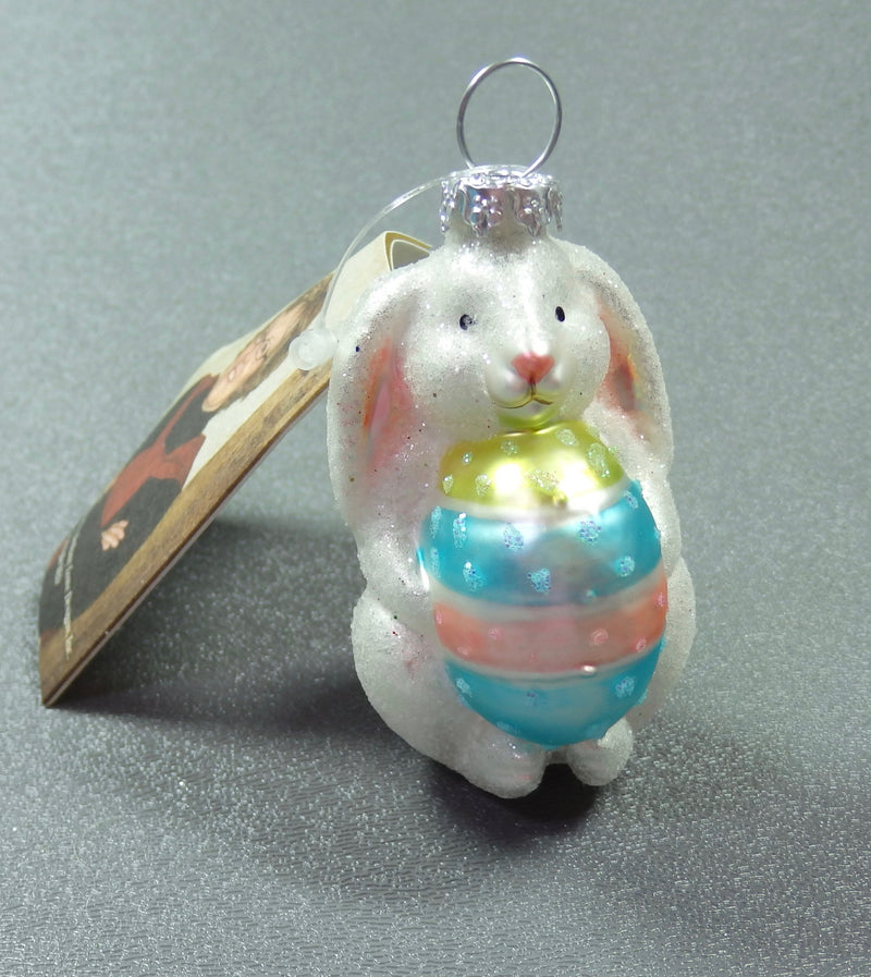 Bethany Lowe Easter Bunny Glass Ornament-Ornament-Oakview Collectibles