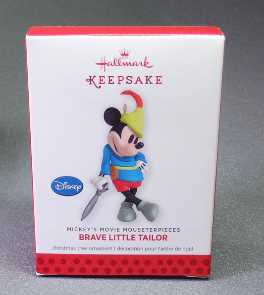 Hallmark 2013 Mickeys Movie Mouseterpieces #2 Brave Little Tailor-Ornament-Oakview Collectibles