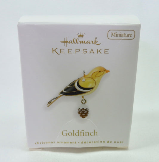 Hallmark 2010 Beauty of Birds Goldfinch - Miniature-Ornament-Oakview Collectibles