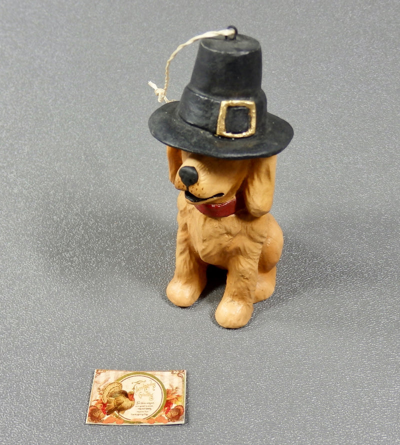 Bethany Lowe Thanksgiving Dog Ornament-Ornament-Oakview Collectibles