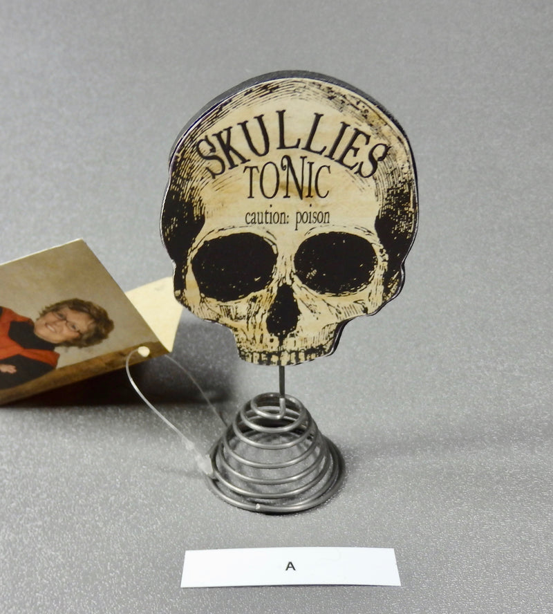 Bethany Lowe Apothecary Skull Mini Tree Topper-Tree Topper-Oakview Collectibles