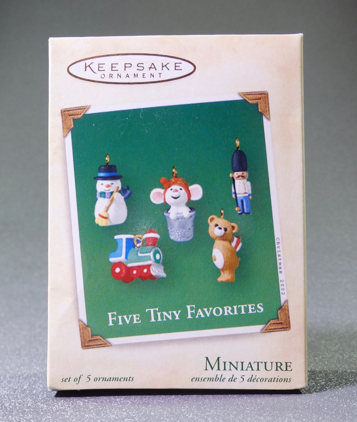 Hallmark 2002 Five Tiny Favorites Set of 5 - Miniature-Ornament-Oakview Collectibles